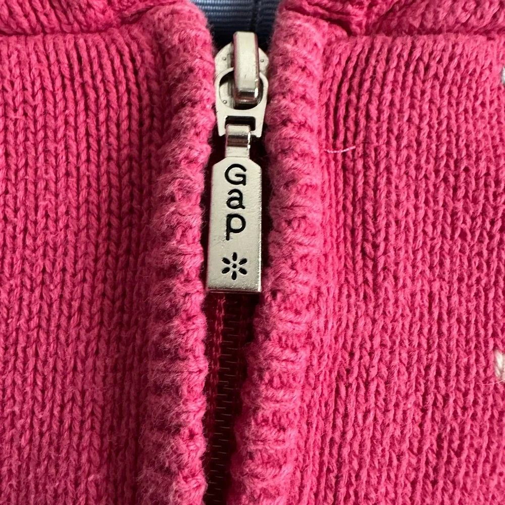 Baby GAP Vintage 2005 Argyle Hoodie‎ Sweater